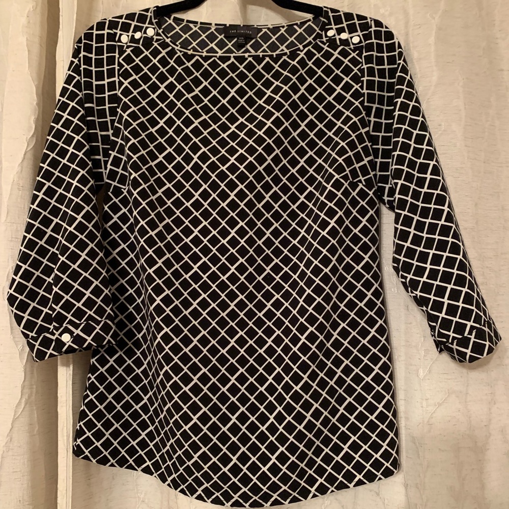 Women’s Limited Black and White Blouse